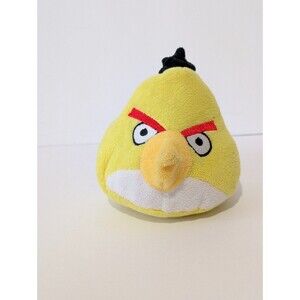 Hartz Angry Birds 6" Chuck Yellow Plush Stuffed Toy No Sound Embroidered